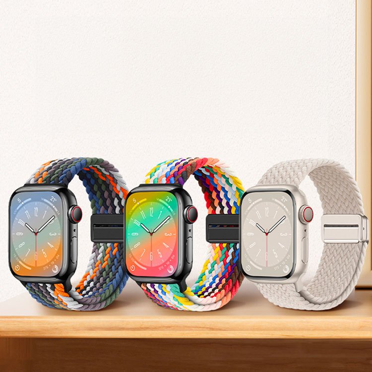Dây vải bện nylon khóa nam châm PG93 cho iWatch