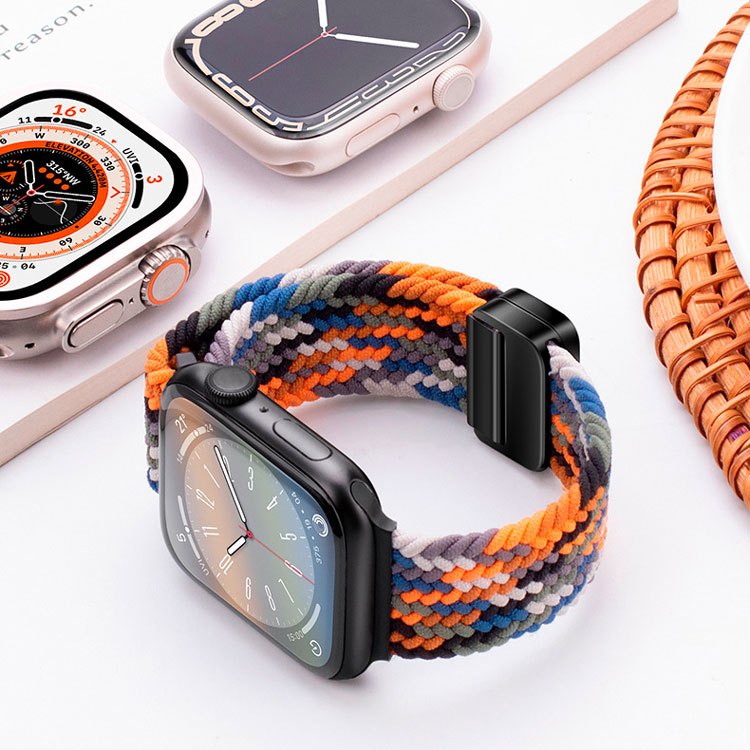 Dây vải bện nylon khóa nam châm PG93 cho iWatch