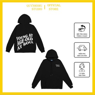 Áo hoodie thoxri , áo hoodie young* chất nỉ bông kiểu dáng unisex nam nữ
