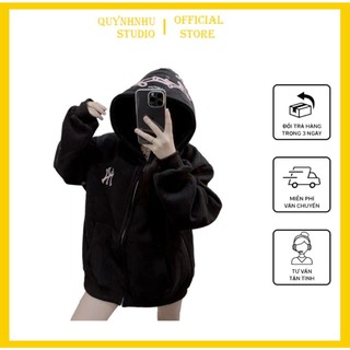 Áo khoác hoodie mlb. , áo khoác nỉ có mũ thương hiệu chất nỉ bông cao cấp