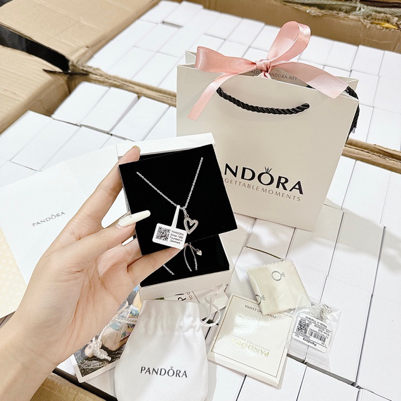 New Vòng cổ hình trái tim full hộp xinh