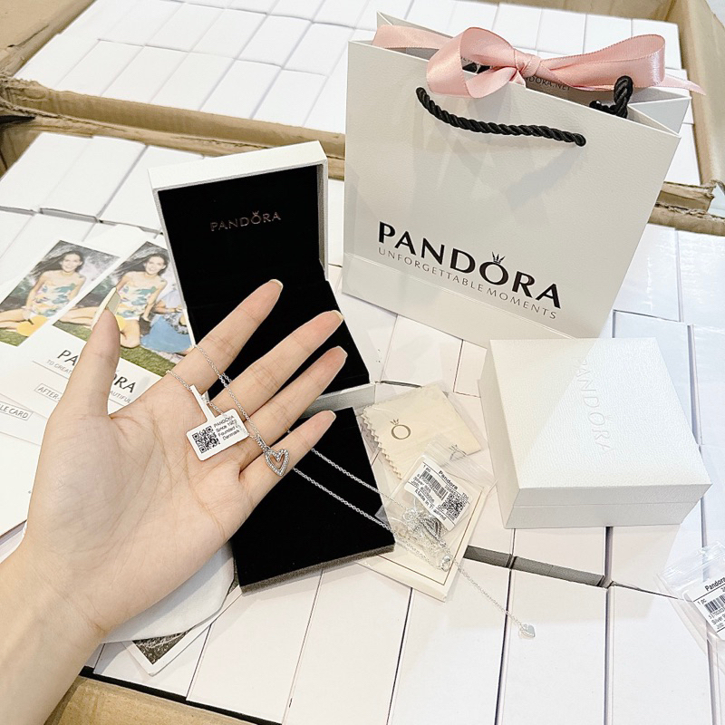 New Vòng cổ hình trái tim full hộp xinh