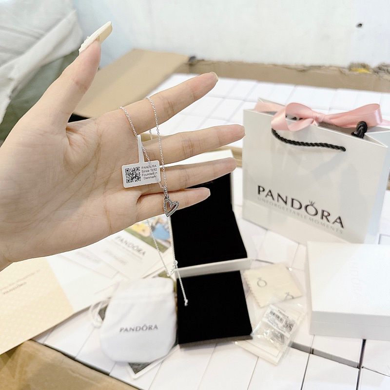 New Vòng cổ hình trái tim full hộp xinh