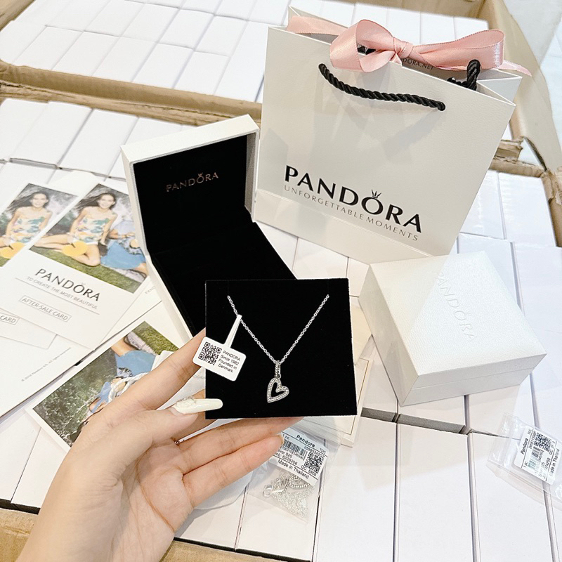 New Vòng cổ hình trái tim full hộp xinh