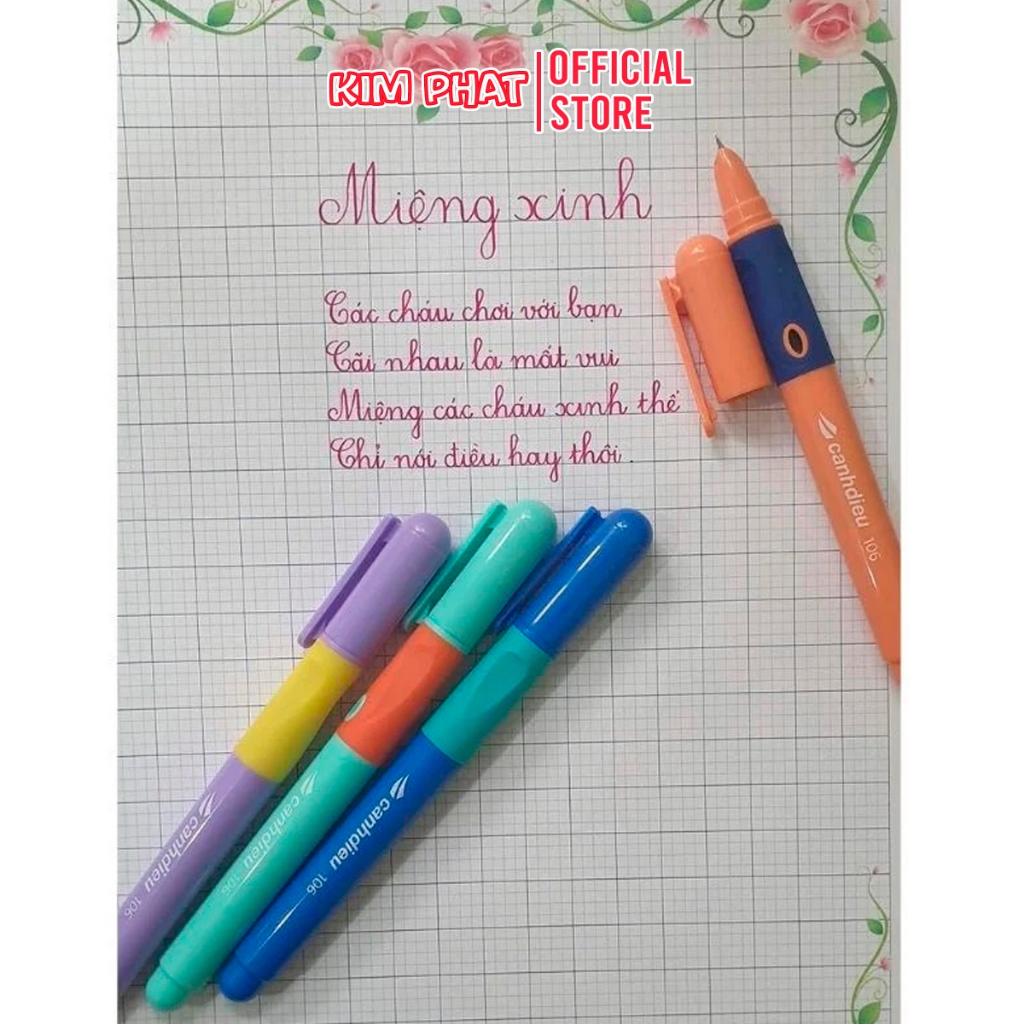 Bút Máy Cánh Diều Luyện Viết Chữ Đẹp CD 106 - Nét thanh nét đậm, nét nhỏ , ngòi êm và trơn
