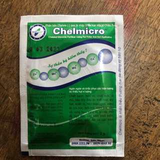 Phân bón vi lượng Chelmicro 2g pha 10-16 lít nước