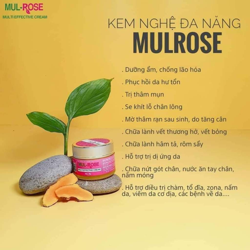 Kem Nghệ Đa Năng Mulrose 30g