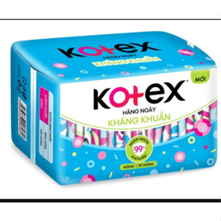 Combo 8 gói băng vệ sinh Kotex hàng ngày khang khuẩn 20 miếng