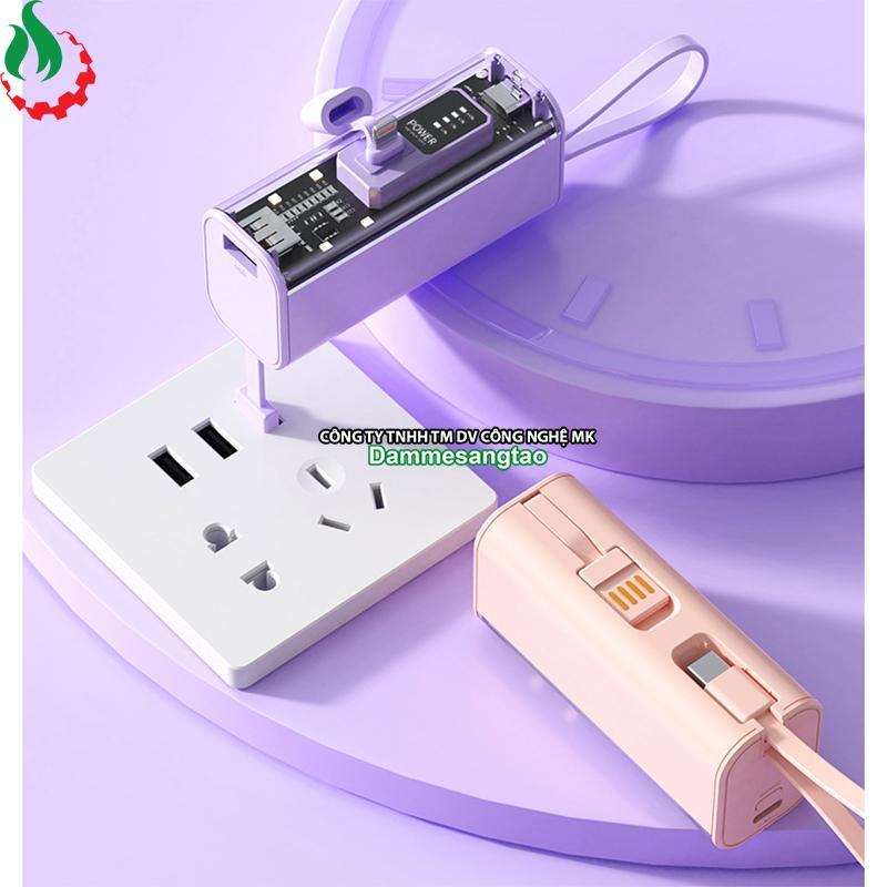 Box sạc dự phòng 1 cell 21700 công suất 10W