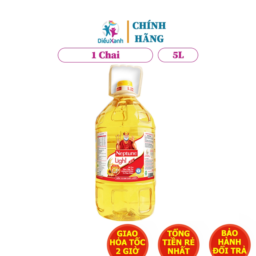 Dầu Ăn Thượng Hạng Neptune Ligh 5L