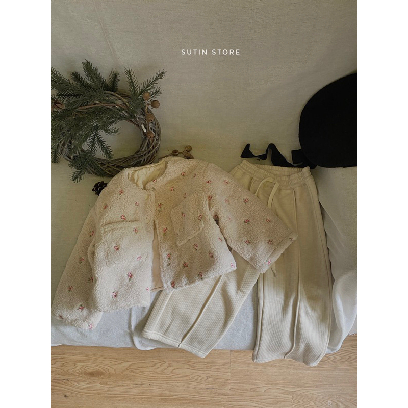 Quần suông lót nỉ cho bé