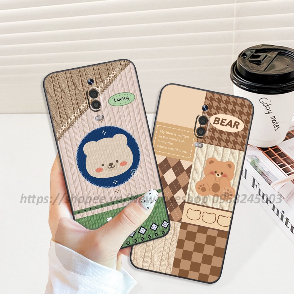 Ốp lưng Xiaomi Redmi K30 / K30 4G-5G / 30 Pro in hình họa tiết len Bear Cute