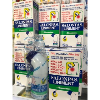 Chai lăn Salonpas Liniment Hisamitsu 50ml