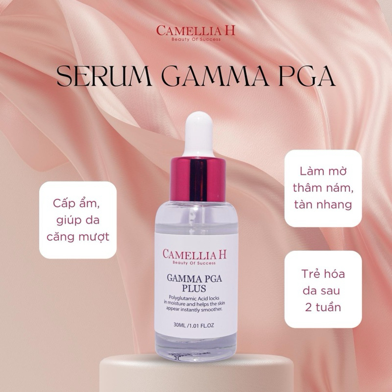 [ 4/26] Tinh chất Serum Gamma PGA cấp ẩm chuyên sâu - Giúp cho da căng mịn chính hãng CamelliaH