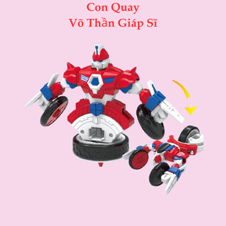 Con quay võ thần giáp sĩ đồ chơi có 4 mẫu giúp bé nâng cao tính đồng đội vui chơi hội nhóm