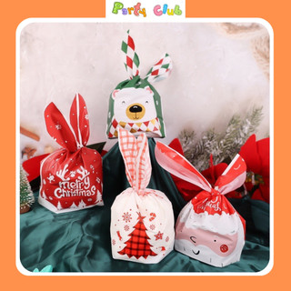 Túi đựng quà tặng bánh kẹo họa tiết Noel