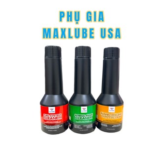  Phụ Gia MAXLUBE USA  súc động cơ vệ sinh buồng đốt nano nhớt  