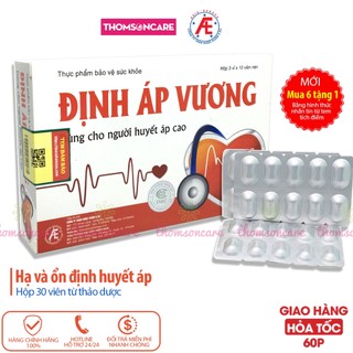 Định Áp Vương - hỗ trợ hạ huyết áp ở người huyết áp cao từ thảo dược, Nattokinase, lá dâu và dầu tỏi