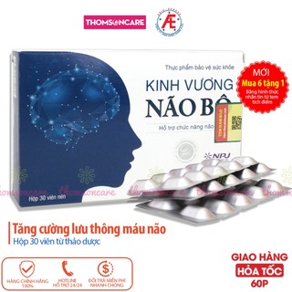 Kinh vương não bộ - Hoạt huyết dưỡng não, tuần hoàn não từ cao đinh lăng, Nattokinase