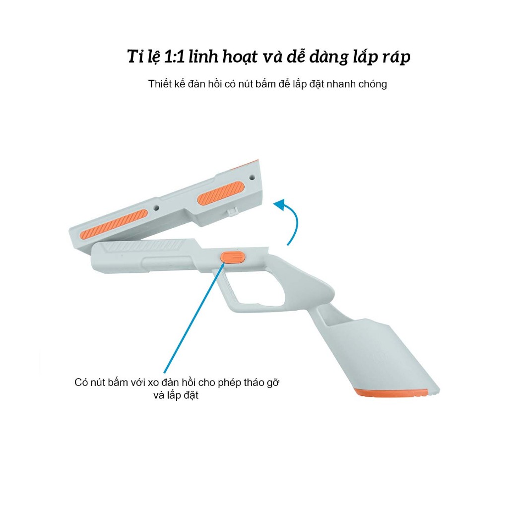 Phụ kiện giả lập súng VR Gun cho kính Meta Quest 3