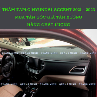 Thảm Taplo Xe Huyndai Accent 2018 - 2023 Chất Liệu Cao Cấp (6 mẫu lựa chọn)