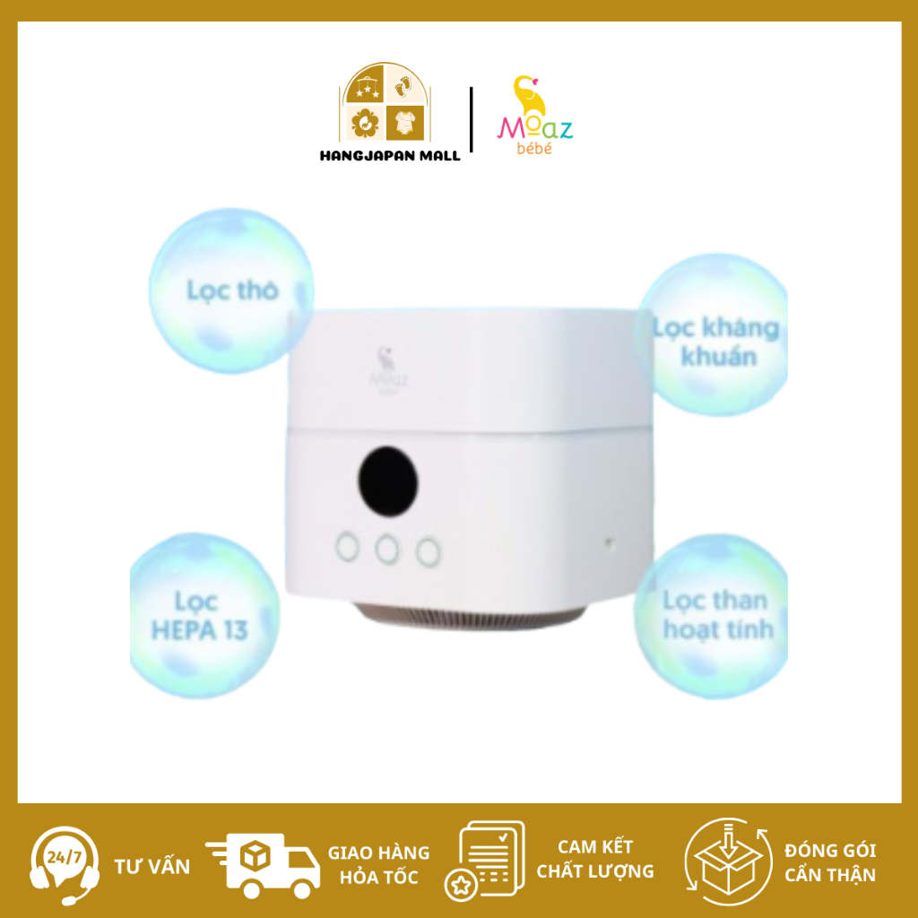 Máy lọc không khí và tạo độ ẩm Moazbebe MB066