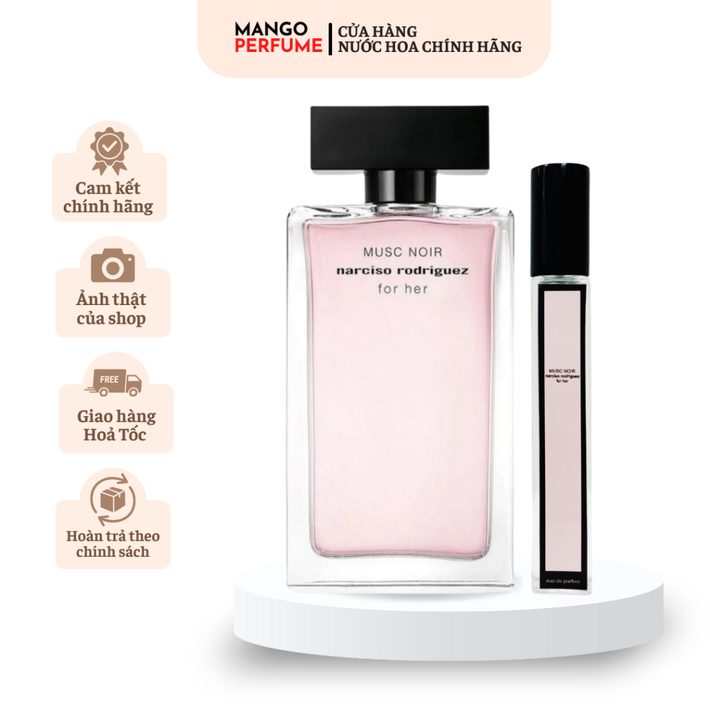 (Chính hãng) Nước hoa chiết Nữ Narciso Musc Noir For Her EDP