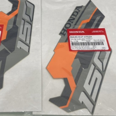 Tem ốp trước tem yếm ab 2021-2022 150  phiên bản giới hạn air blade 2021-2022 .150 honda