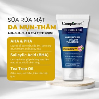 Gel Rửa Mặt Compliment No Problem 200ml