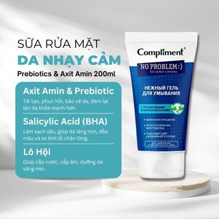 Gel Rửa Mặt Compliment No Problem 200ml
