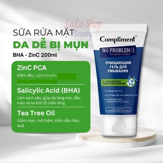 Gel Rửa Mặt Compliment No Problem 200ml