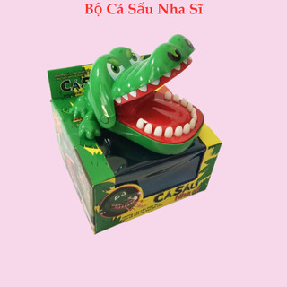 Đồ Chơi Cá Sấu Nha Sĩ Răng Cá Sấu Chơi Đội Nhóm Vui Nhộn Rèn Luyện Phản Xạ Cho Bé