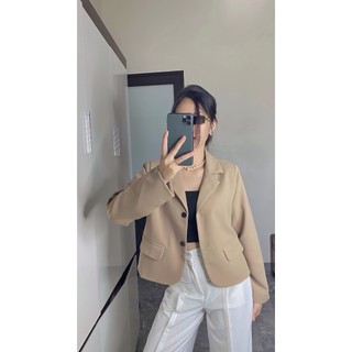 Áo blazer dáng ngắn 2 lớp hàng thiết kế công sở