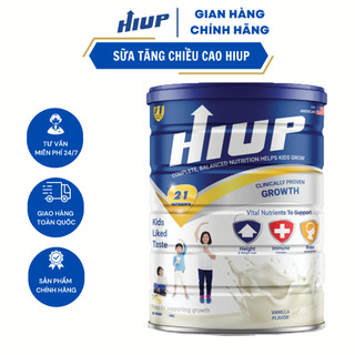 Sữa bột hiup sữa bột tăng chiều cao cho bé từ 2 đến 15 tuổi 650g chính hãng