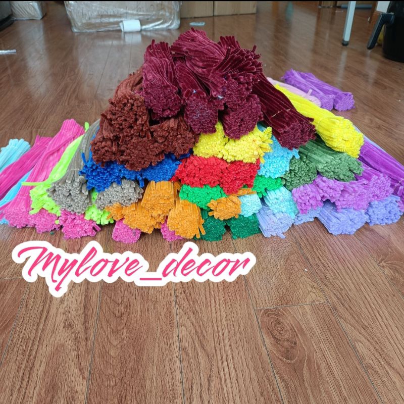 100 SỢI KẼM NHUNG ,CHO BÉ LÀM ĐỒ  HANDMADE ,LÀM ĐỒ THỦ CÔNG ,LÀM HOA TRANG TRÍ