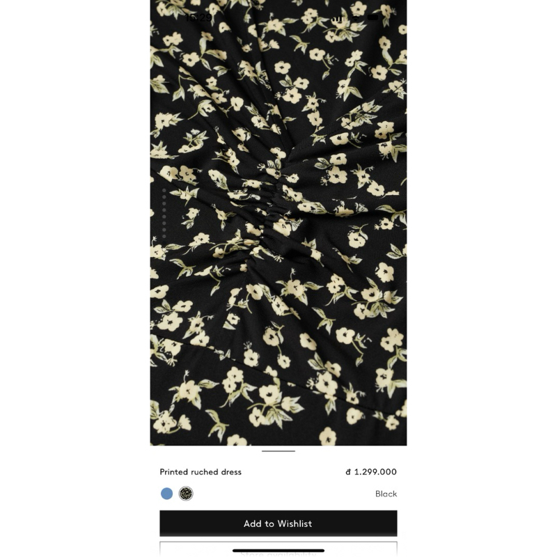 Đầm hoa nhí Mango Auth giá sale