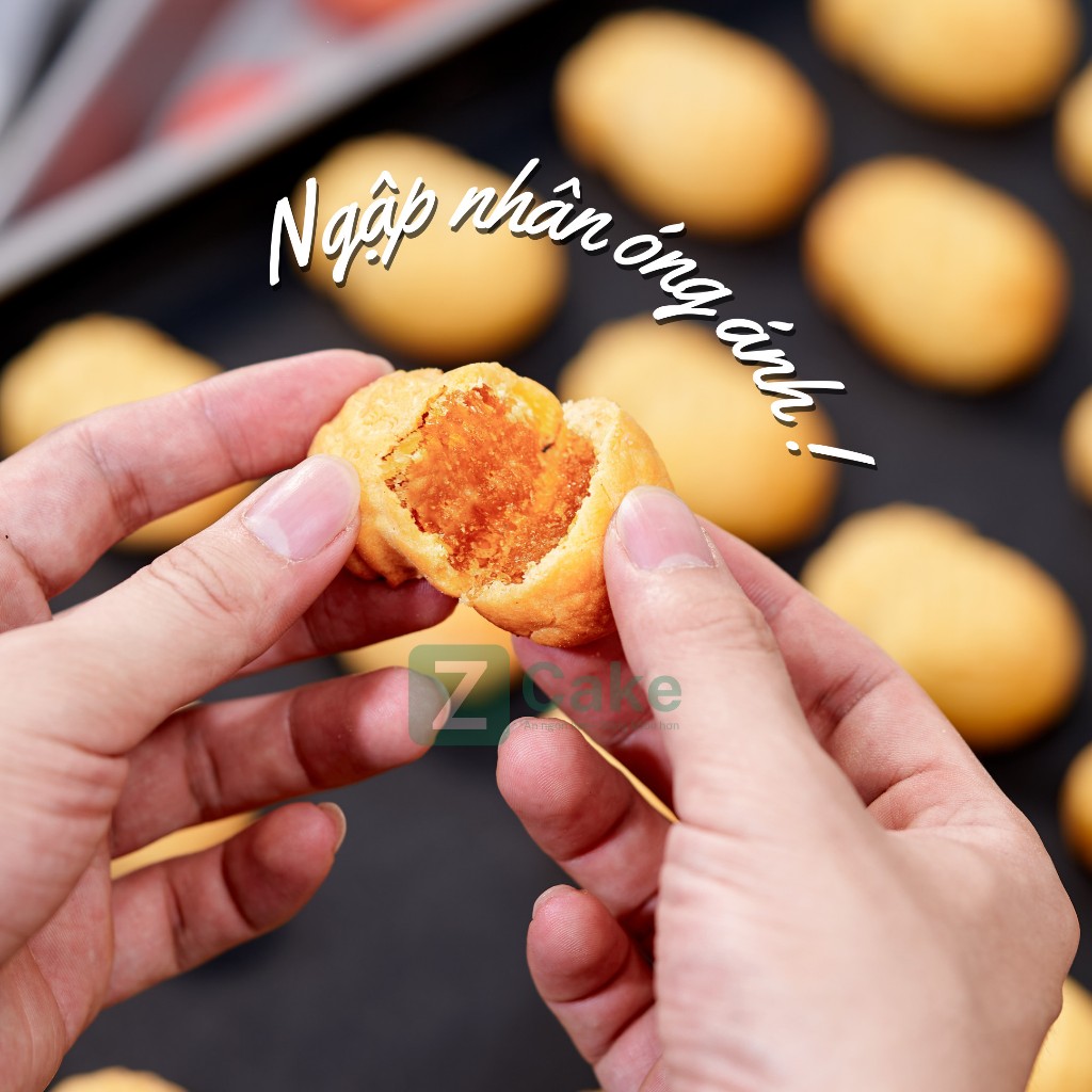 Bánh Dứa ăn vặt ít ngọt handmade, set 10 bánh 300gr