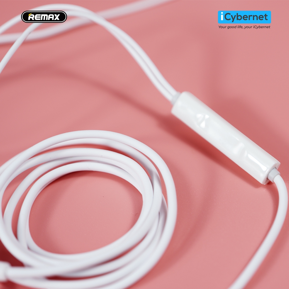 Tai nghe có dây nhét tai chân ip REMAX ICYBERNET RM-512i chính hãng