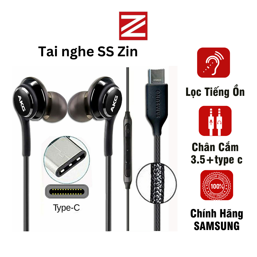 Tai nghe samsung note10 s20 s21 zphilip fold akg zin bóc máy chính hãng samsung T3