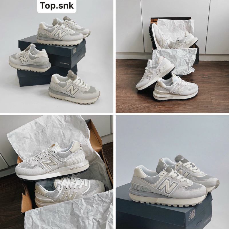 Giày thể thao Nb 574 Legacy 'Grey SeaSalt'_full box
