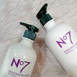 Hấp hoàn hình phục hồi hư tổn no 7 keratin & collagen hair treatment dạng chai 500ml