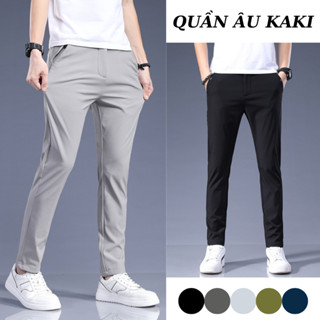 Quần Kaki Nam Cao Cấp Cạp Cao Quần Co Giãn Tinh Tế, Quần Âu Dài Nam Vải Kaki Cotton MIAA Đứng Phom Dáng Trẻ trung