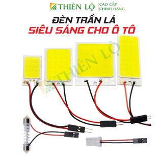 Đèn Trần Ô Tô LED Sáng Trắng 18 24 36 48 LED Chip COB T10 C5W BA9S DC 12V siêu sáng cao cấp Thiên Lộ
