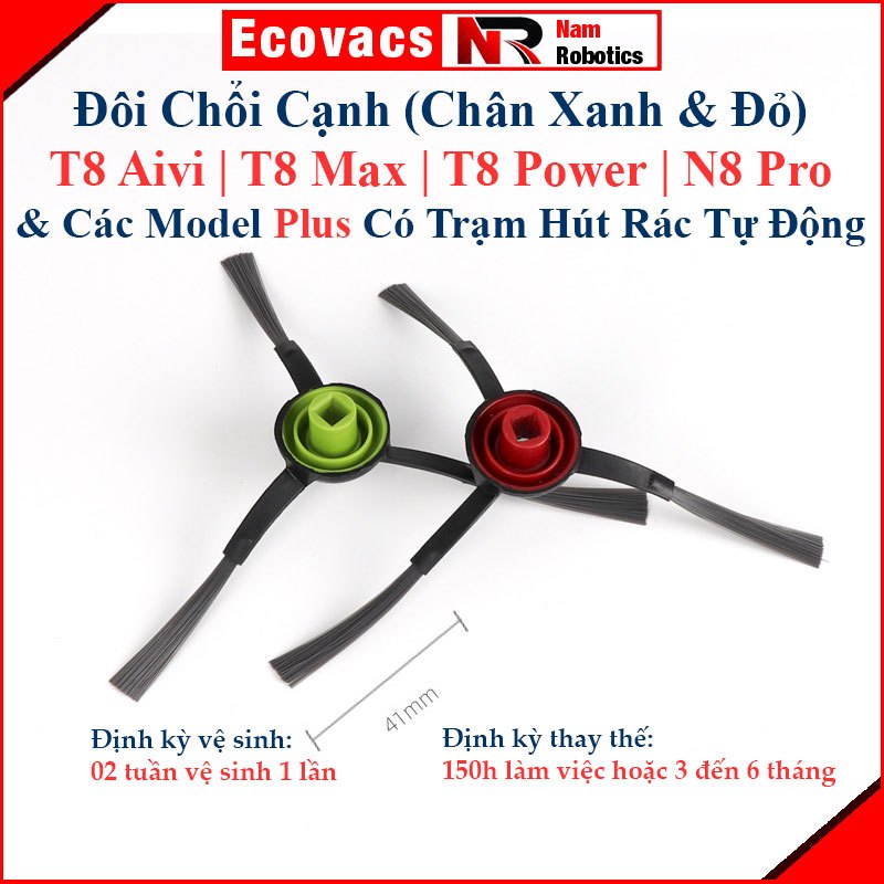Phụ Kiện Robot Ecovacs Deebot T8 AIVI, T8 Max, T8 Power, N8 Pro và các bản Plus có trạm hút rác tự động T8, N8 Pro