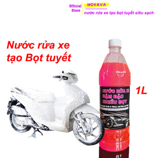 Nước rửa xe ô tô và xe máy tạo bọt tuyết đánh bay vết bẩn giúp nhanh sạc hơn - Movava