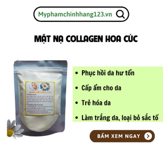Mặt nạ thạch hoa cúc 100gr organic nguyên chất Handmade