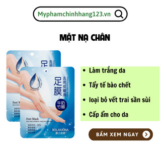 Cặp mặt nạ lột da chết cho chân hiệu quả trong 2-7 ngày, Mặt nsj ủ chân sữa dê