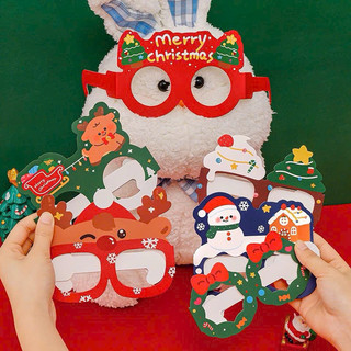 Mặt nạ kính bằng giấy Noel