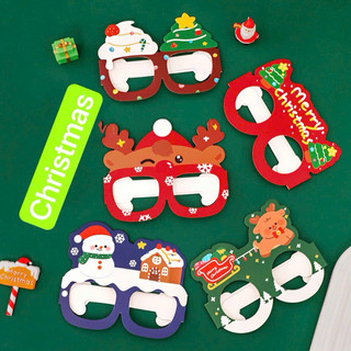 Mặt nạ kính bằng giấy Noel