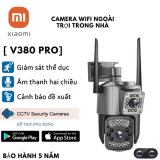 Camera wifi ip, camera chống trộm v380 pro full hd 1080p có hồng ngoại đàm thoại 2 chiều giám sát ngày đêm